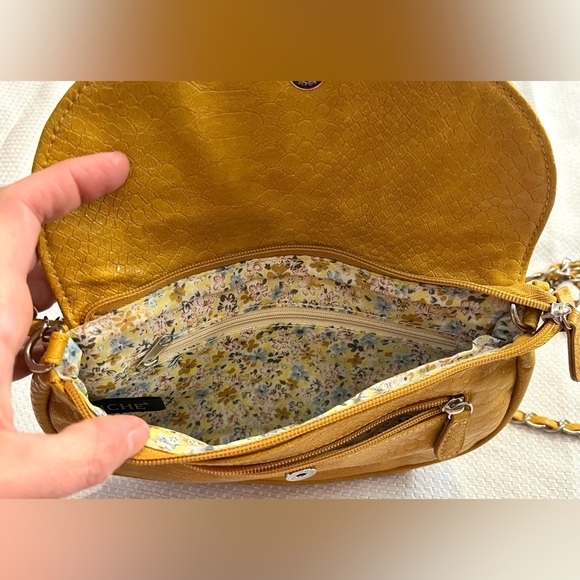 Miche Yellow Crossbody Bag with Braided Strap - Picture 8 of 13